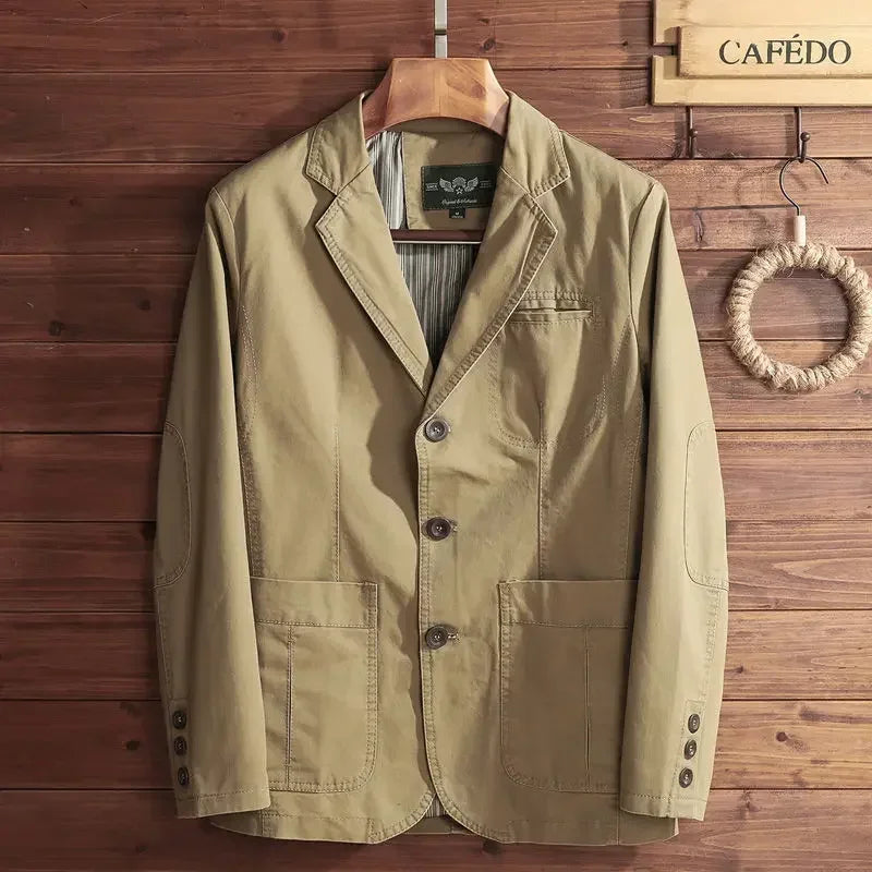 Blazer italiano de algodón
