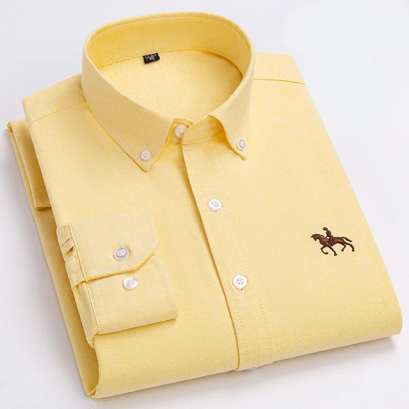 Elegante camisa de algodón
