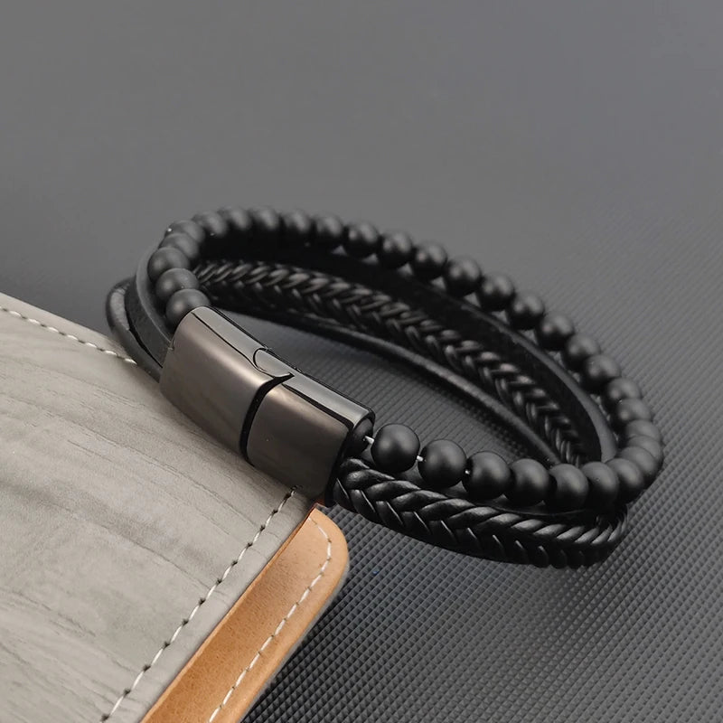 Pulsera de acero de lujo para hombre