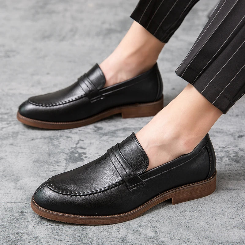 Mocasines de piel
