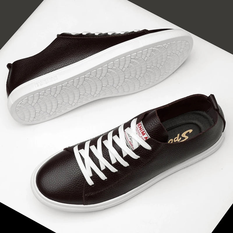 Zapatos de piel auténtica