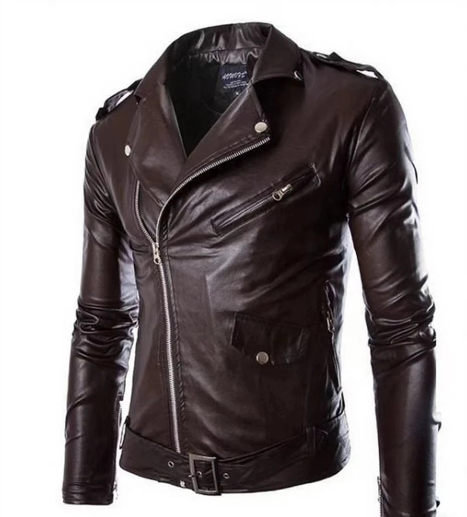 Chaqueta de cuero Premium