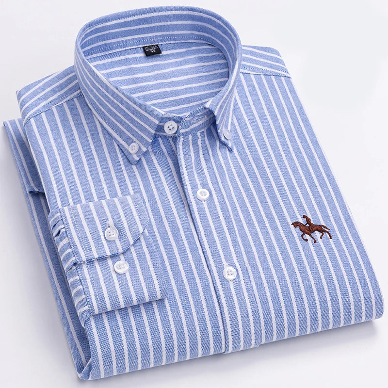 Elegante camisa de algodón
