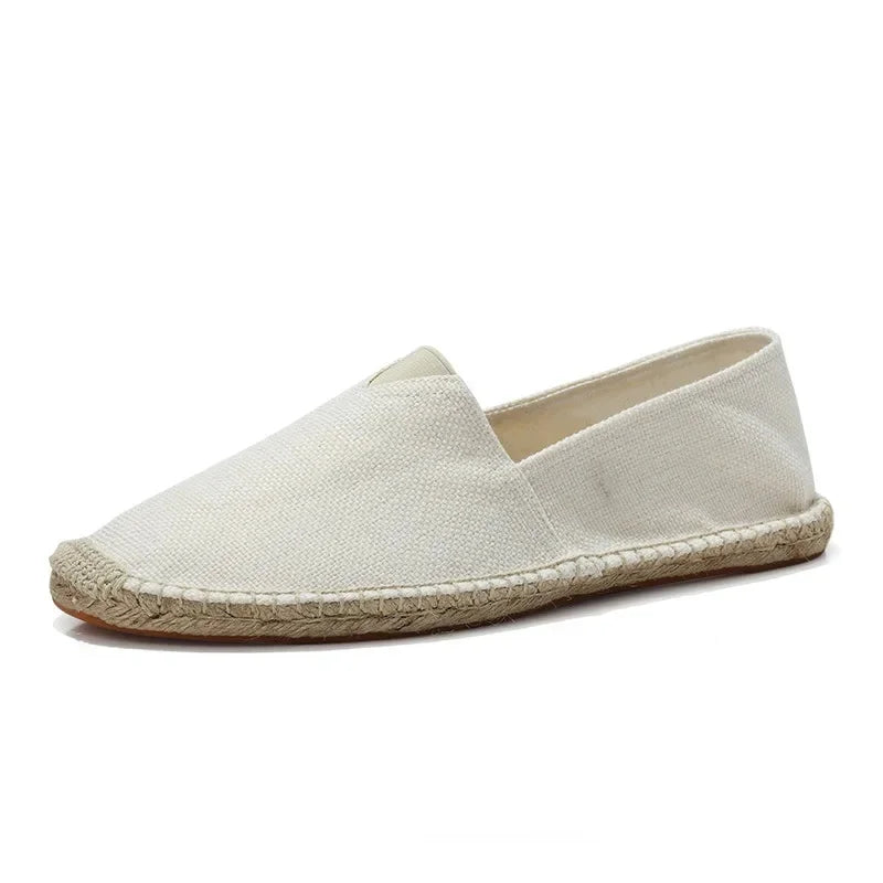 Elegantes alpargatas de lona
