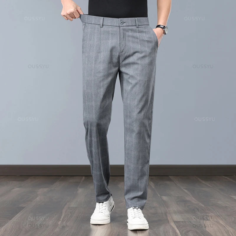 Pantalones de cuadros clásicos