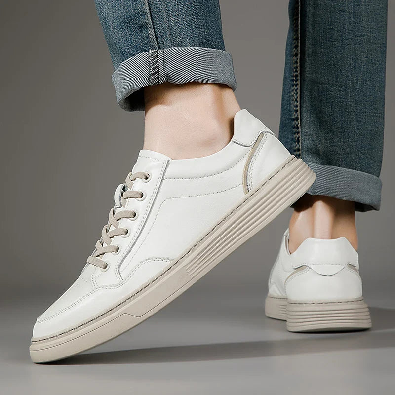 Elegantes zapatos de piel