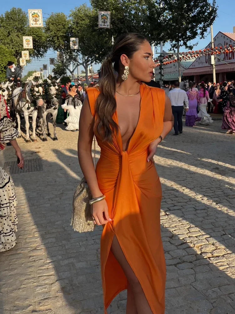 Isabella - Elegante vestido plisado