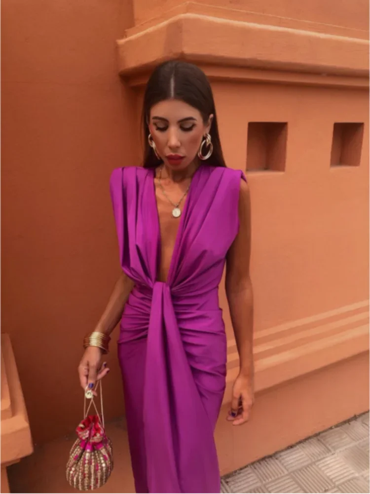 Isabella - Elegante vestido plisado
