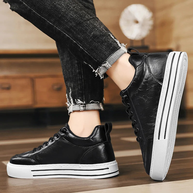 Elegantes zapatos de piel