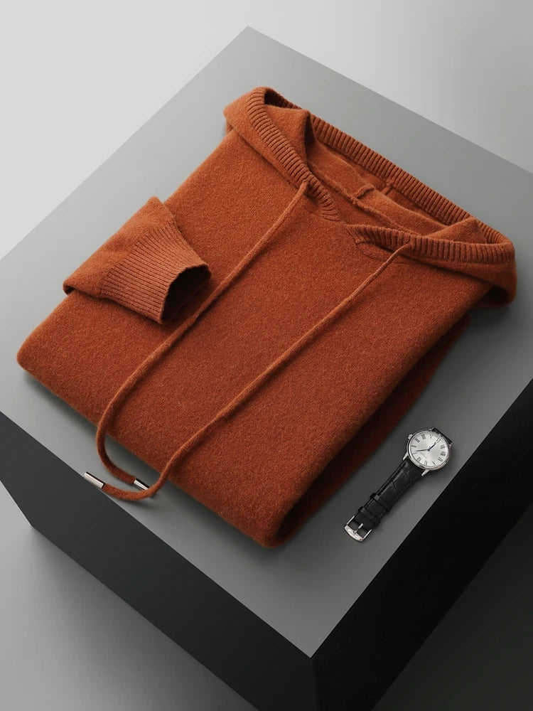 Sirlus Sudadera con capucha de lana merina