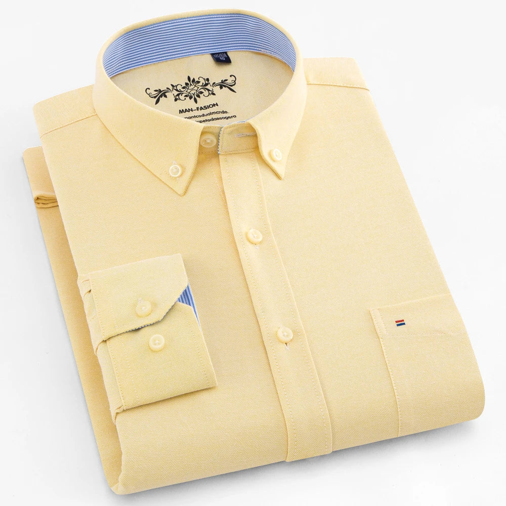 Elegante camisa de algodón