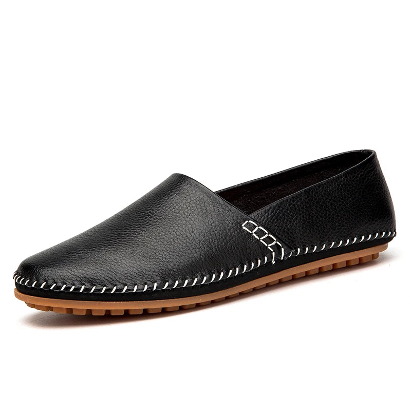 Mocasines de piel clara
