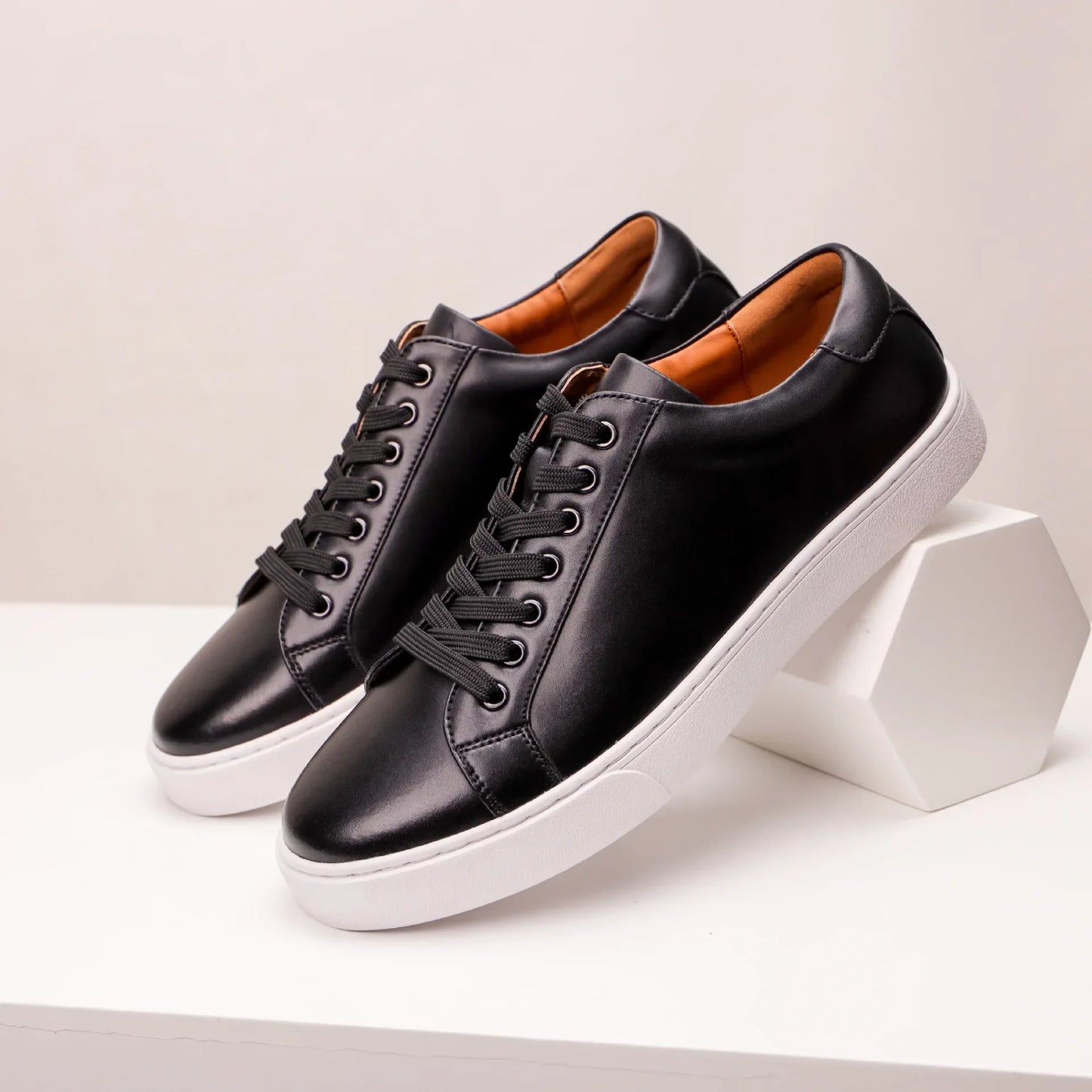 Zapatillas de piel auténtica