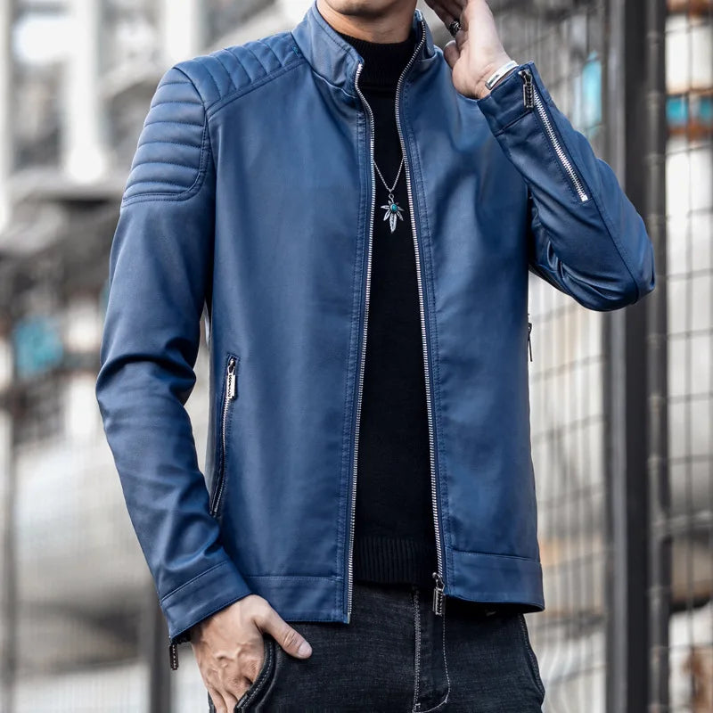 Chaqueta de cuero Premium