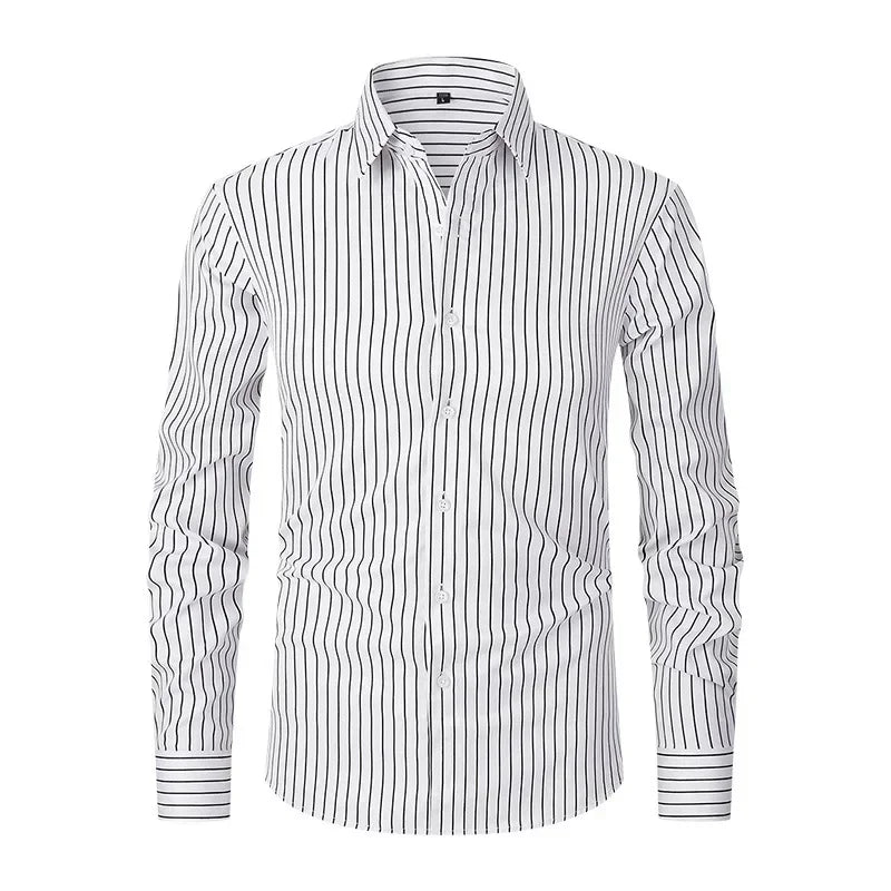 Elegante camisa de negocios para hombre