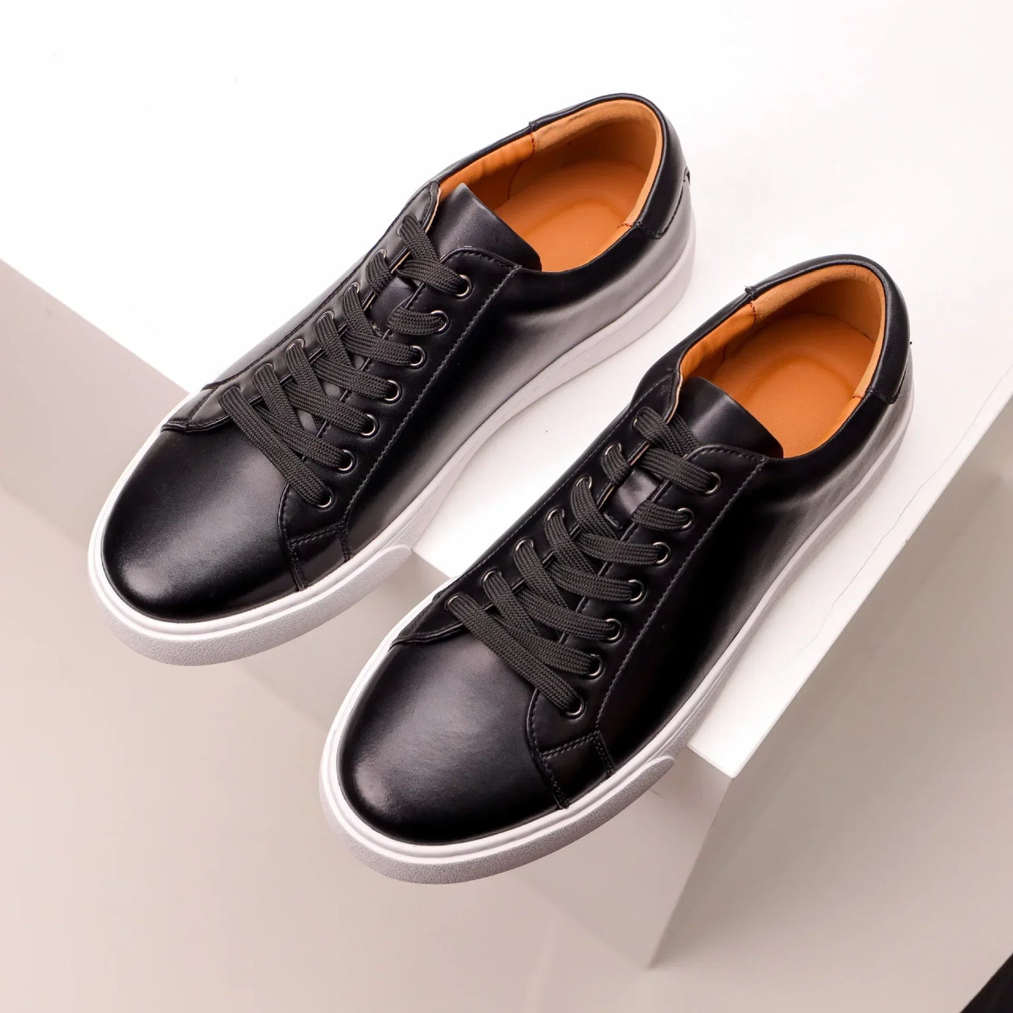 Zapatillas de piel auténtica