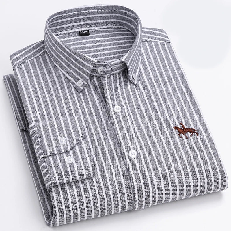 Elegante camisa de algodón