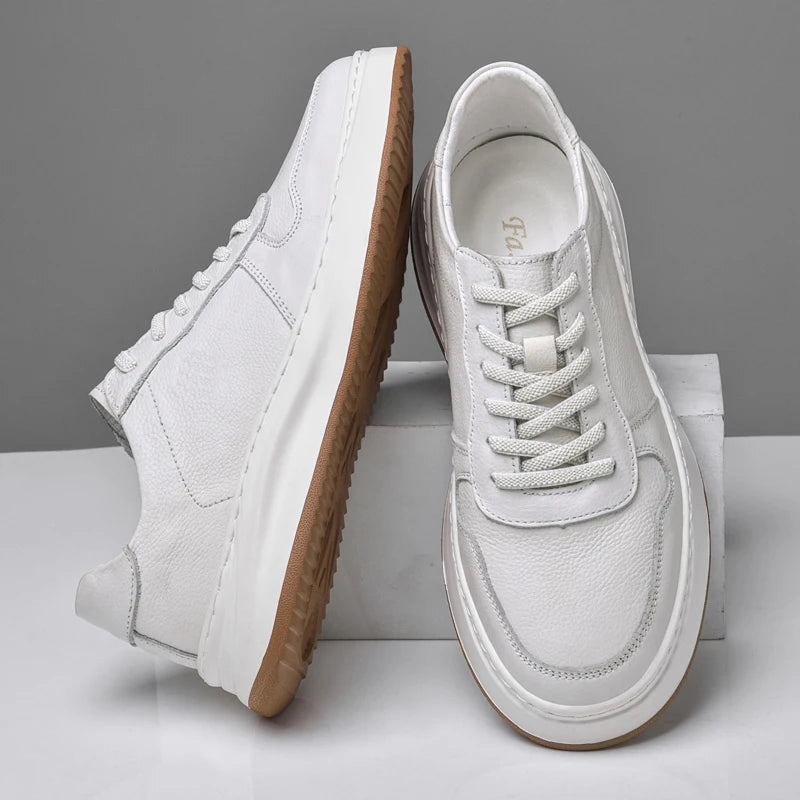 Cómodos zapatos de piel