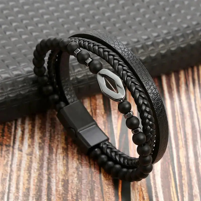 Elegante pulsera para hombre