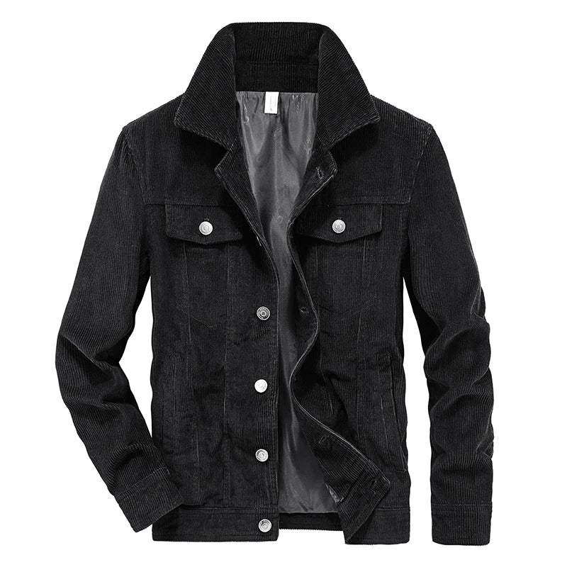 Chaqueta vintage de algodón para hombre