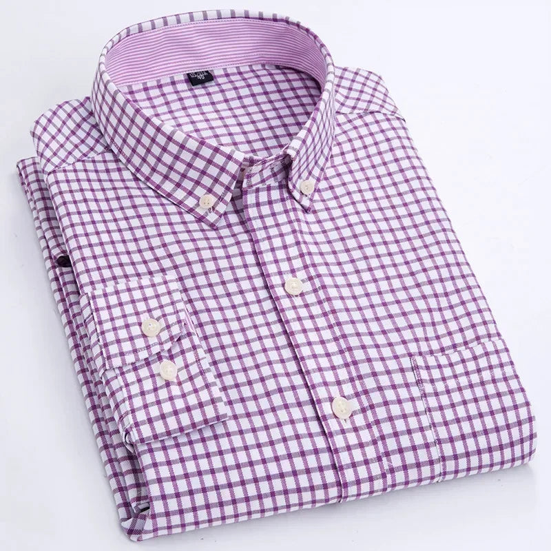 Camisa de algodón de manga larga