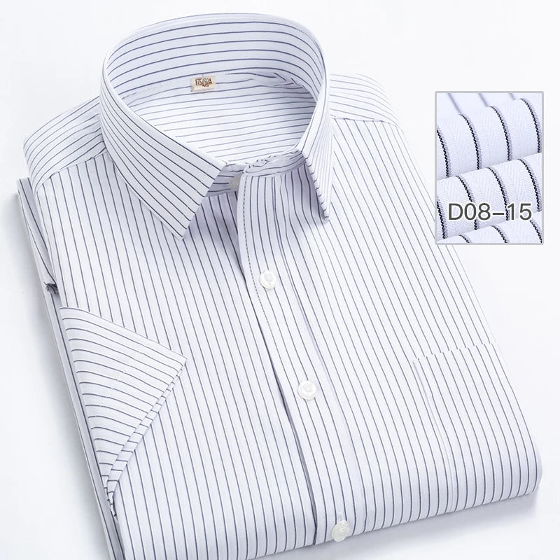 Camisa de negocios de manga corta