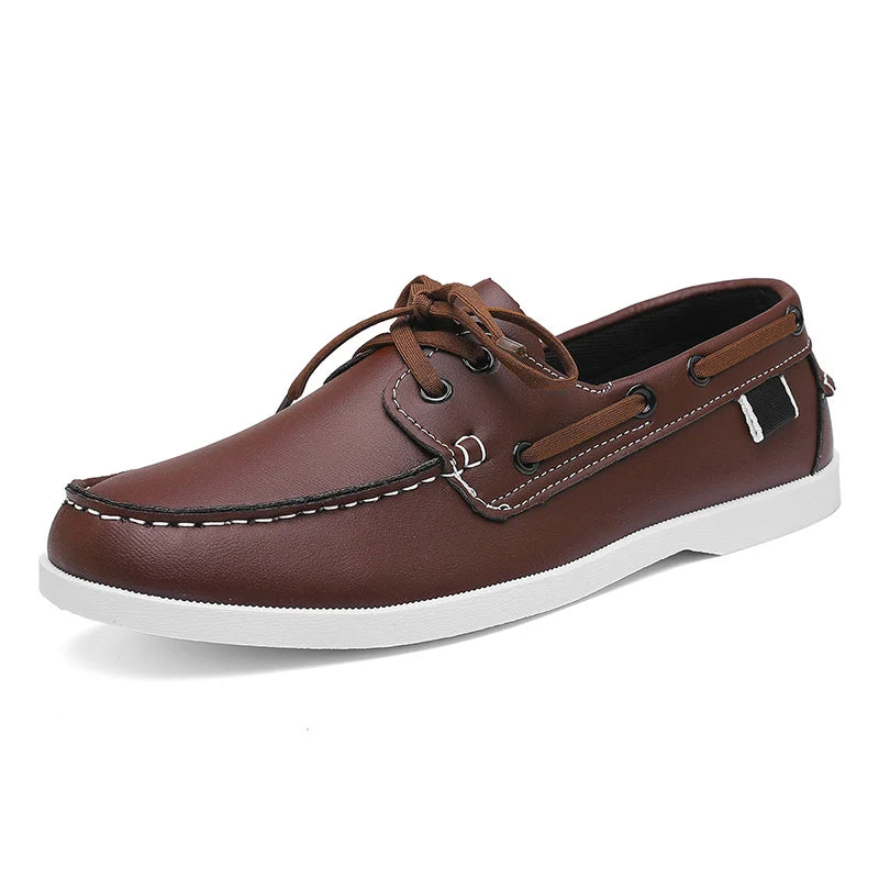 Mocasines de cuero