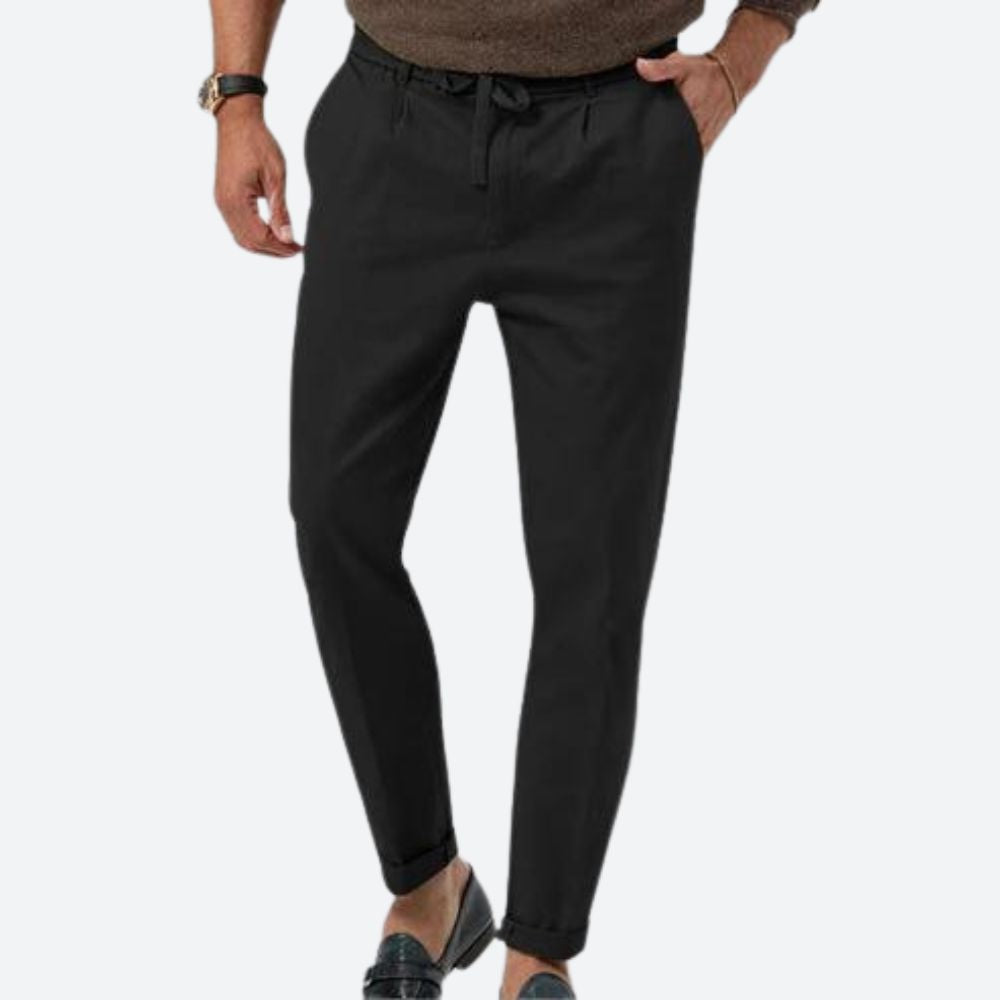 Pantalones casuales de lino