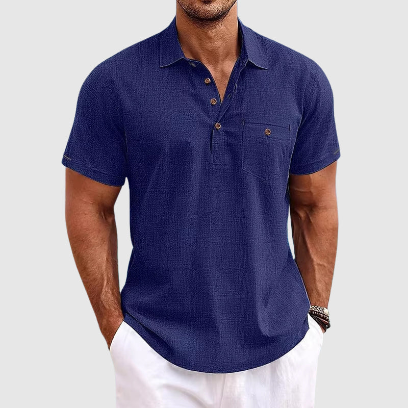Polo de lino