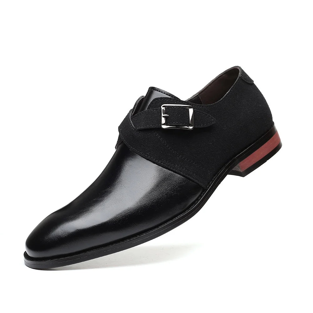 Zapatos de negocios de gamuza