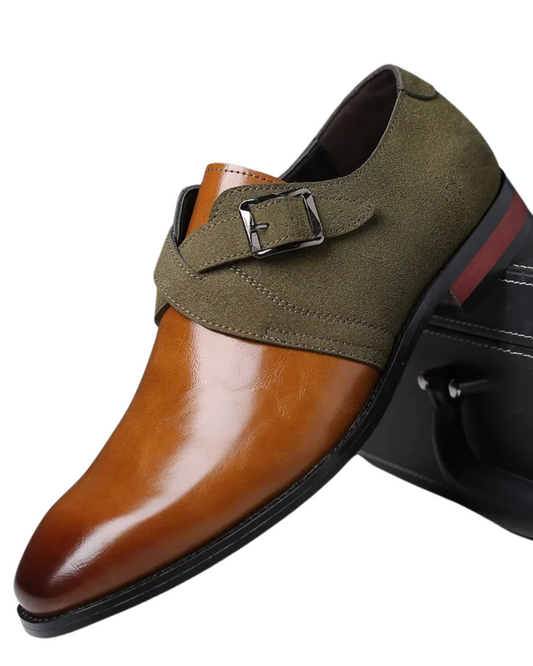 Zapatos de negocios de gamuza