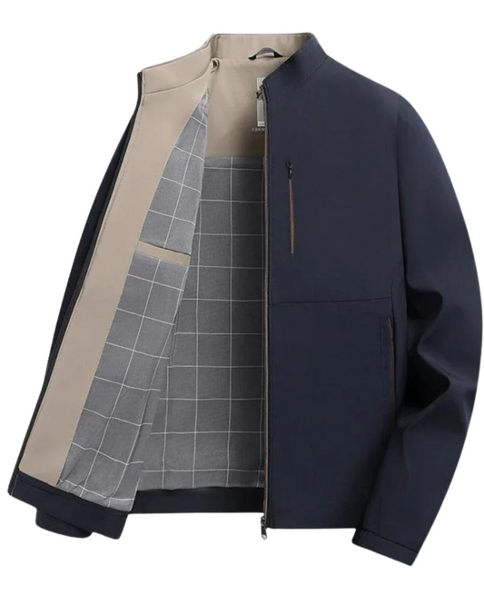 Chaqueta clásica con cremallera