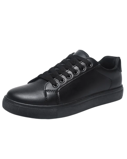Elegantes zapatillas de piel