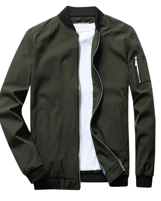Elegante cazadora bomber