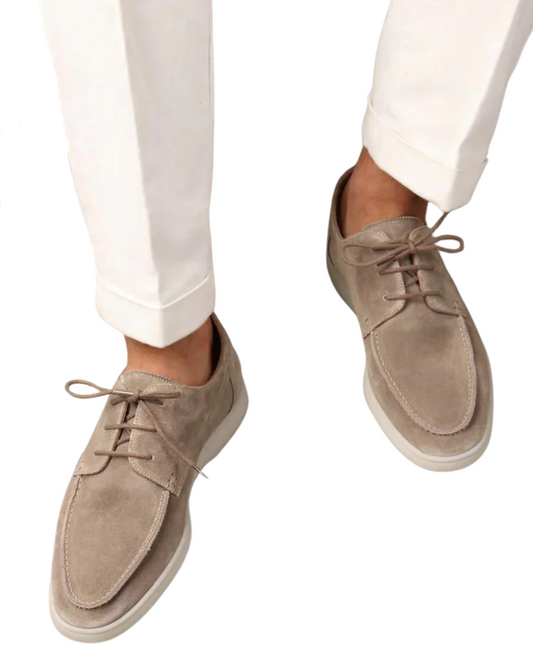 Zapatos de negocios de gamuza