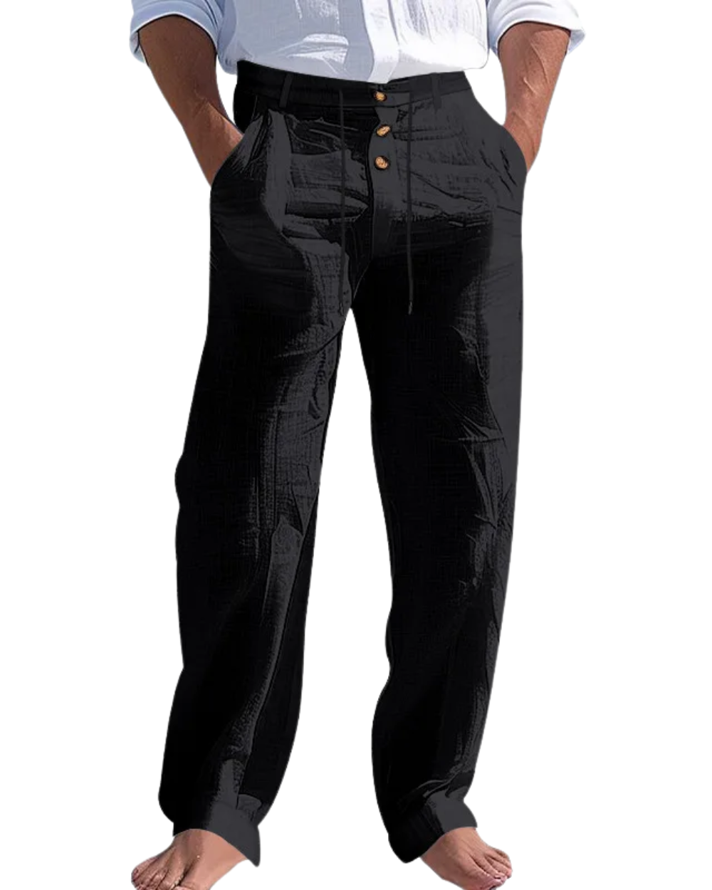 Pantalones de verano de lino