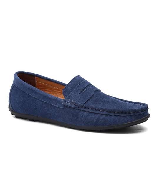 Mocasines de ante suave