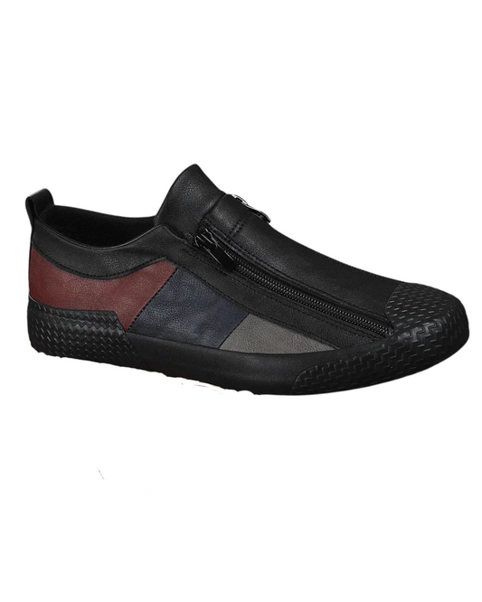 Zapatos de piel con cremallera