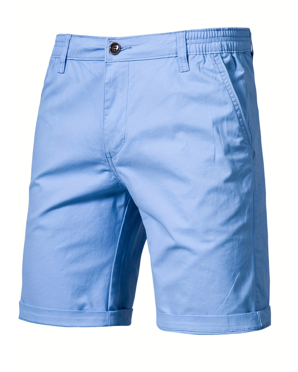 Elegantes pantalones cortos de algodón