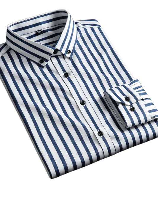Camisa casual de rayas para hombre