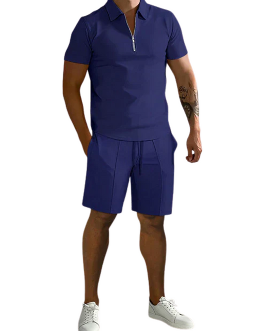 Elegante conjunto de polo