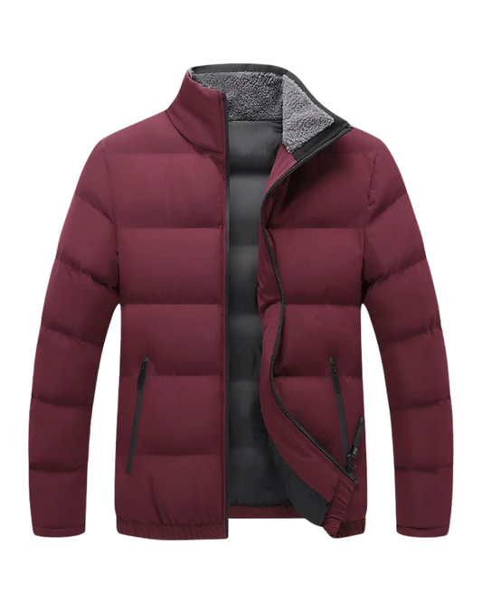 Chaqueta de invierno con cuello alto