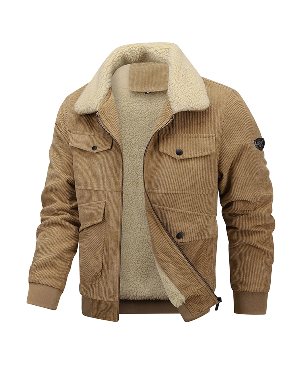 Elegante chaqueta de pana