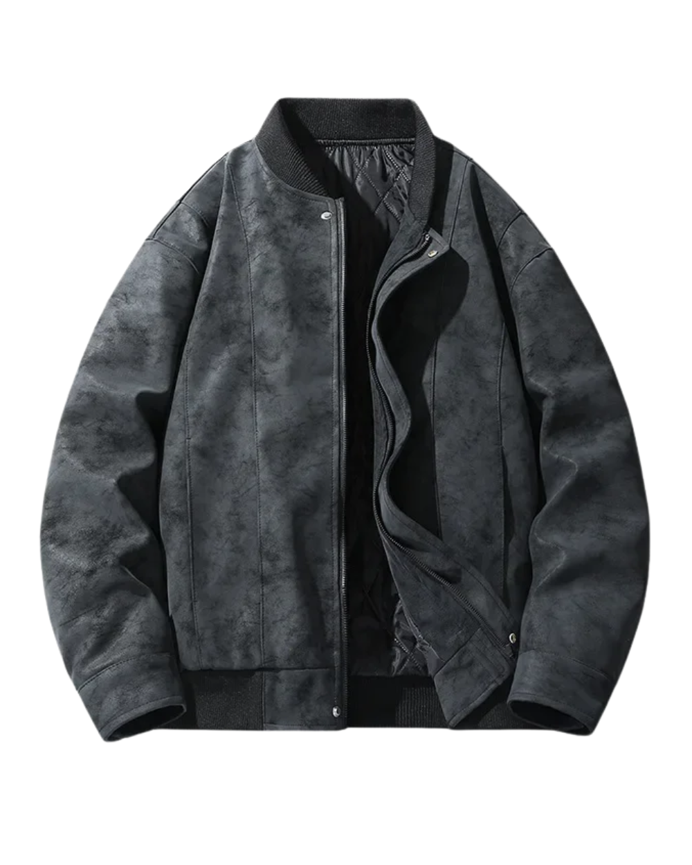 Elegante chaqueta de ante