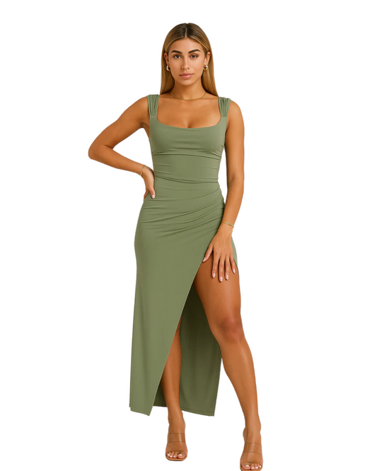 Elegante vestido midi