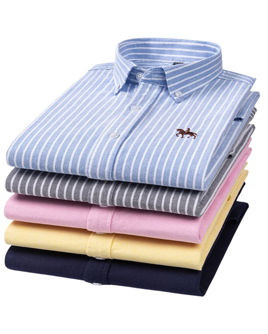 Elegante camisa de algodón