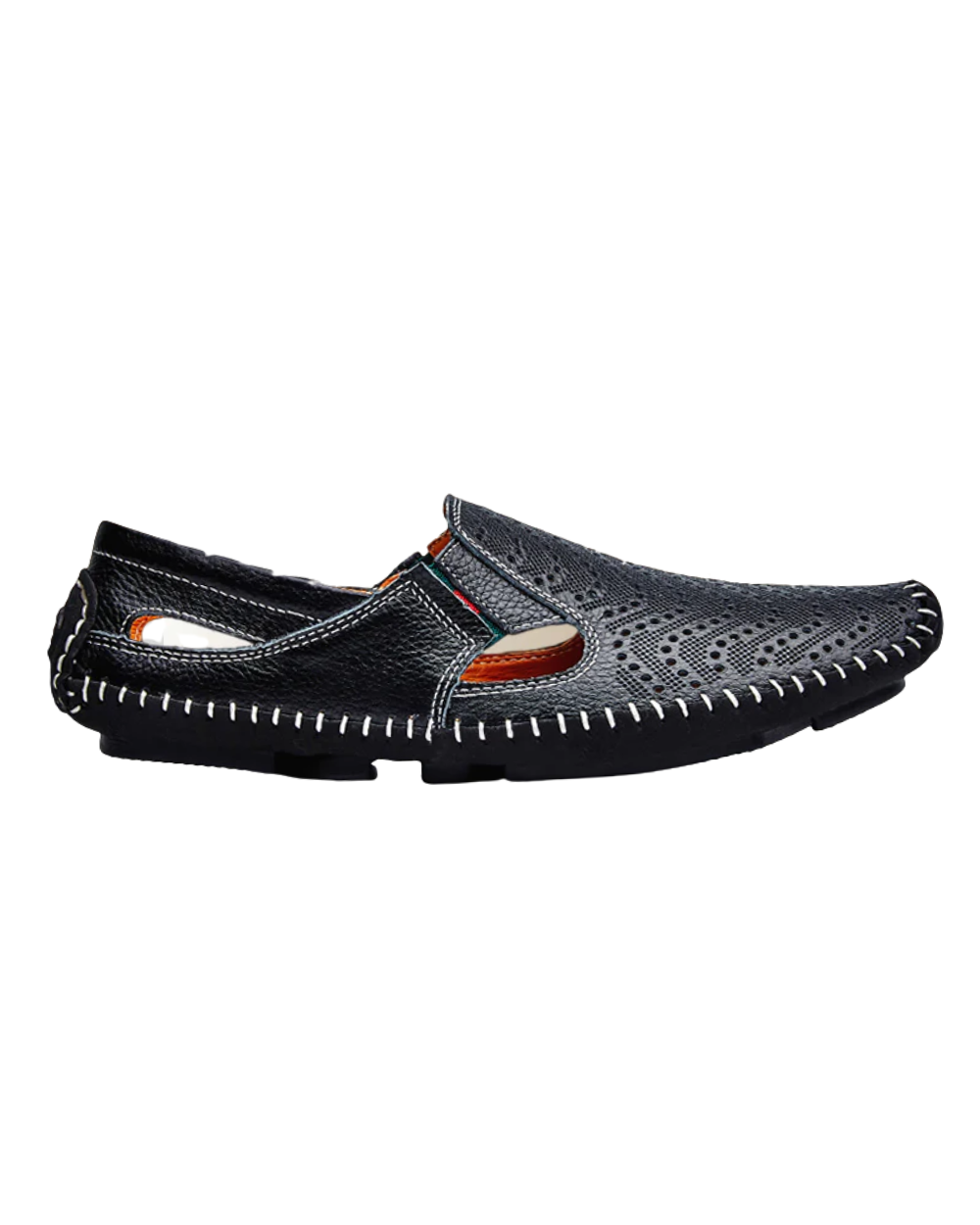 Sandalias de piel con tiras