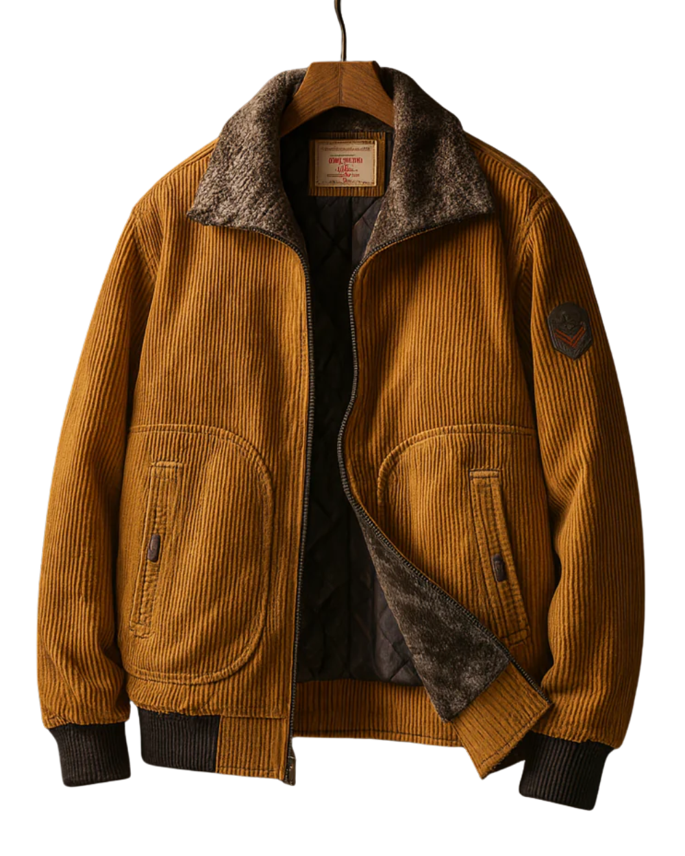 Elegante chaqueta aviador