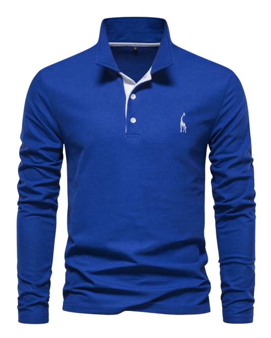 Polo casual de manga larga