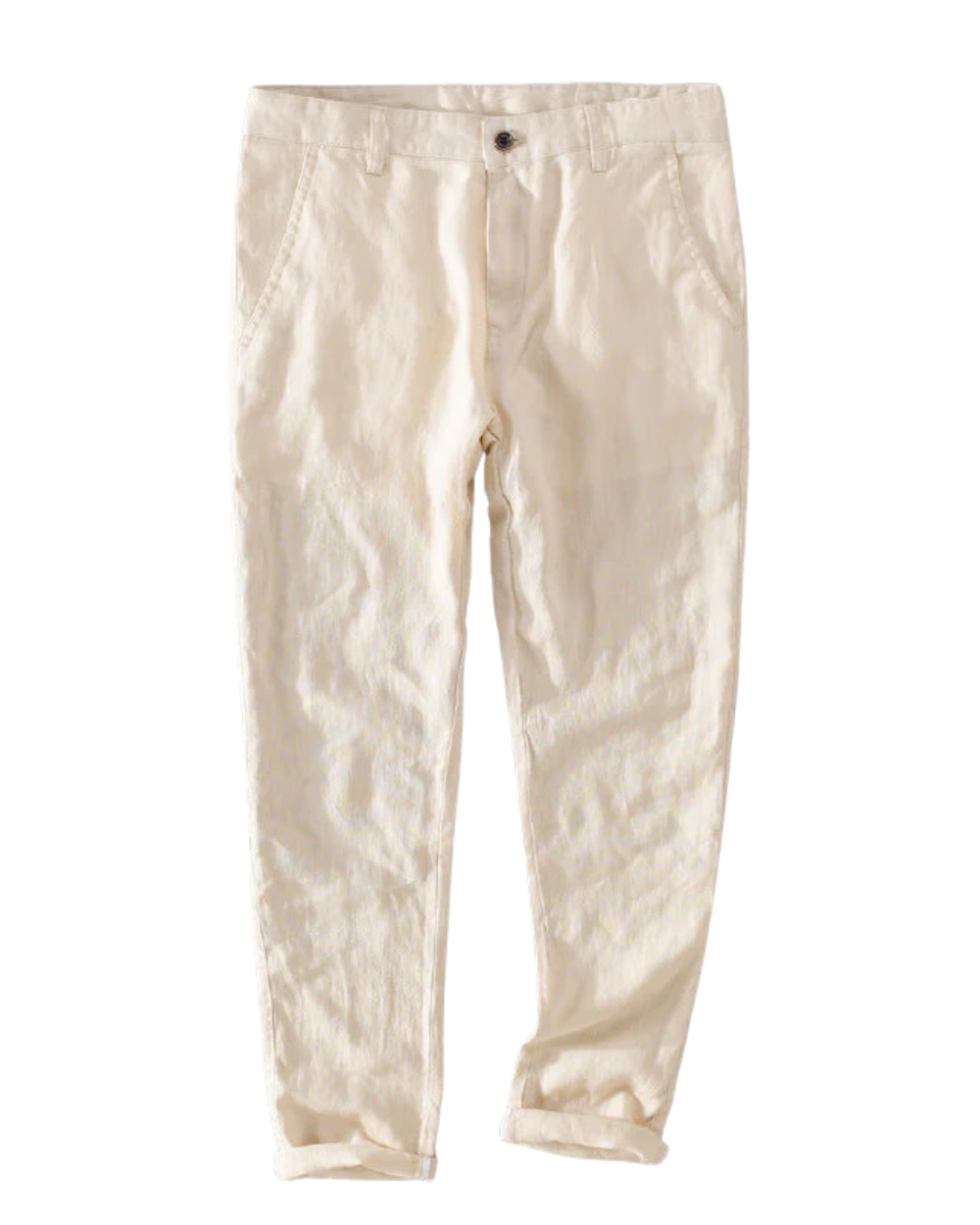 Pantalones de lino de primera calidad